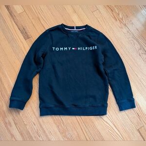 Tommy Hilfiger Navy Crewneck with Red and White Accents
